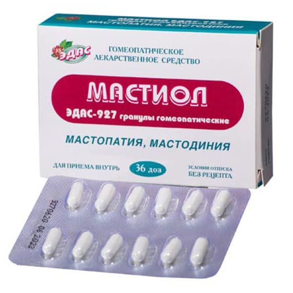 Мастиол Эдас-927 Гранулы гомеопатические (36 доз)