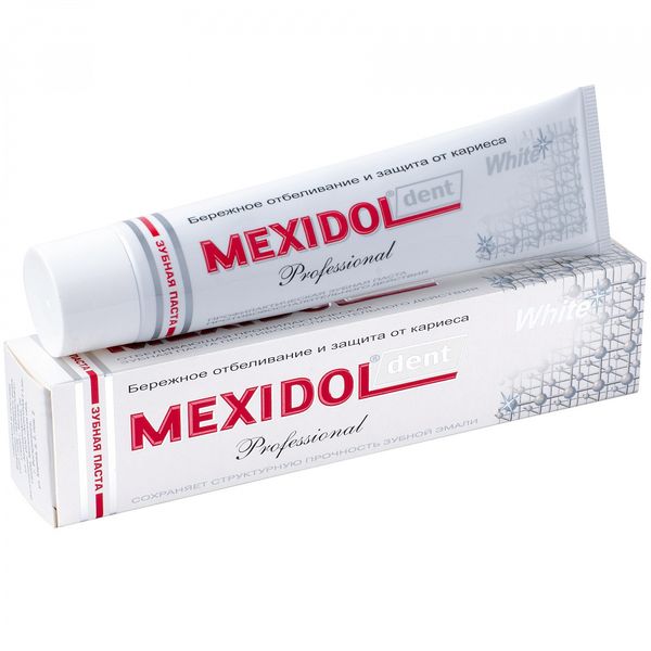 Мексидол dent паста зубная "mexidol dent "white professional" 100г