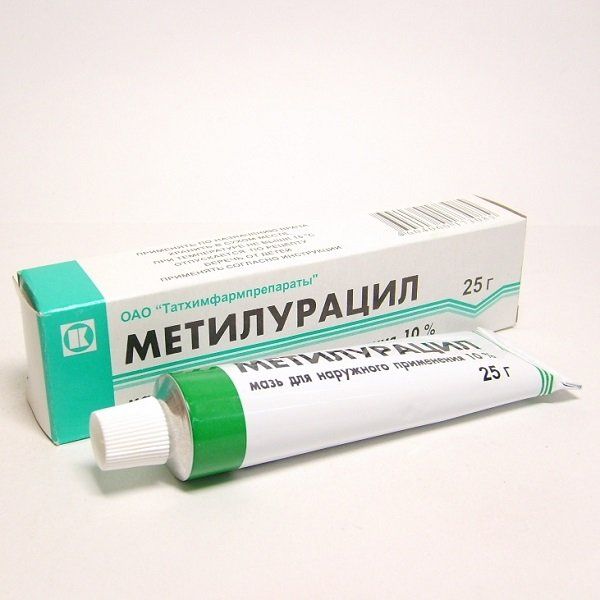 Метилурациловая мазь д/нар. прим. 10% туба 25г