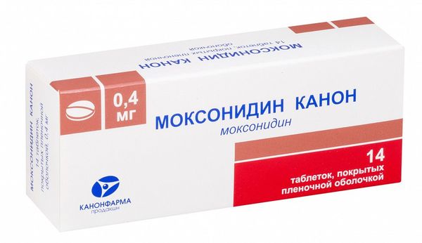 Моксонидин Канон табл. п.п.о. 0,4 мг №14