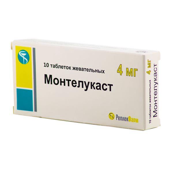 Монтелукаст таб. жевательные 4 мг 10 шт.