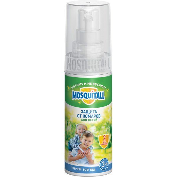 Москитол нежная защита спрей от комаров для детей 100мл