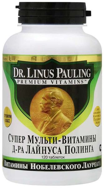 Мультивитамины Супер Dr.Linus Pauling Irwin Naturals таблетки 120шт