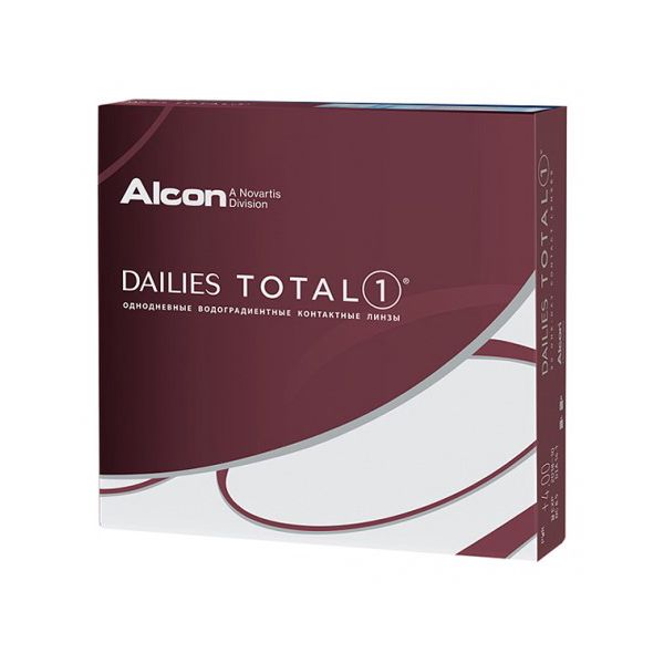 Мягкие контактные линзы dailies total 1  8,50 14,1 -02.25 90шт. Alcon