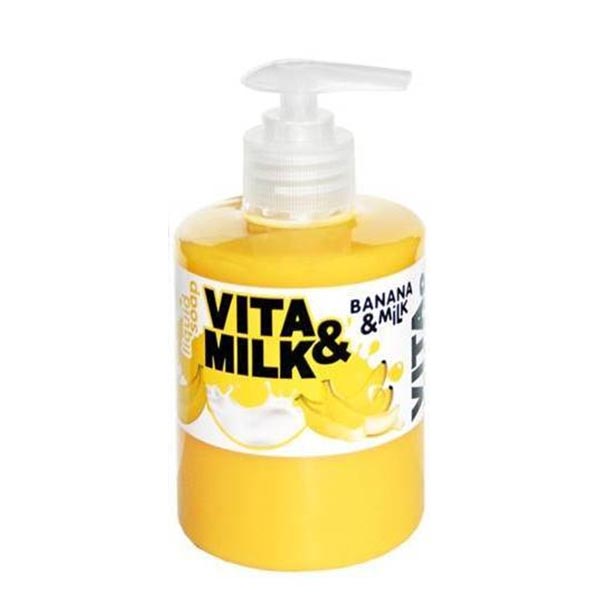 Мыло жидкое банан и молоко vita&milk 300мл
