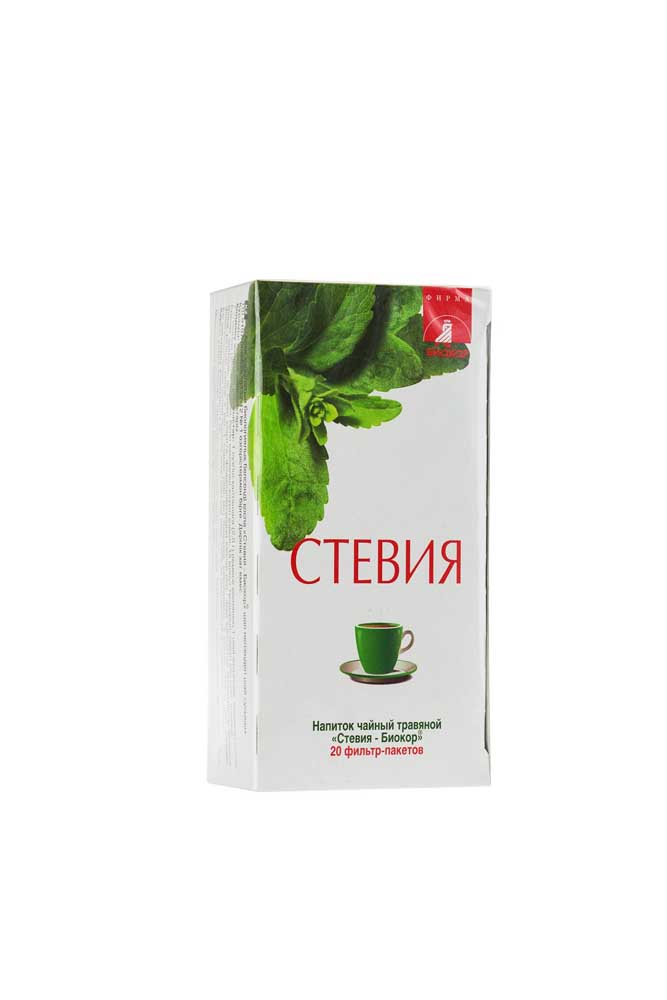 Напиток чайный травяной "Стевия-Биокор" фильтр-пакет 2 г 20 шт.