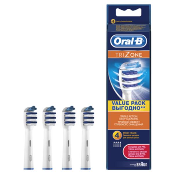 Насадки Oral-B (Орал-Би) для электрических зубных щеток Trizone EB30 4 шт.