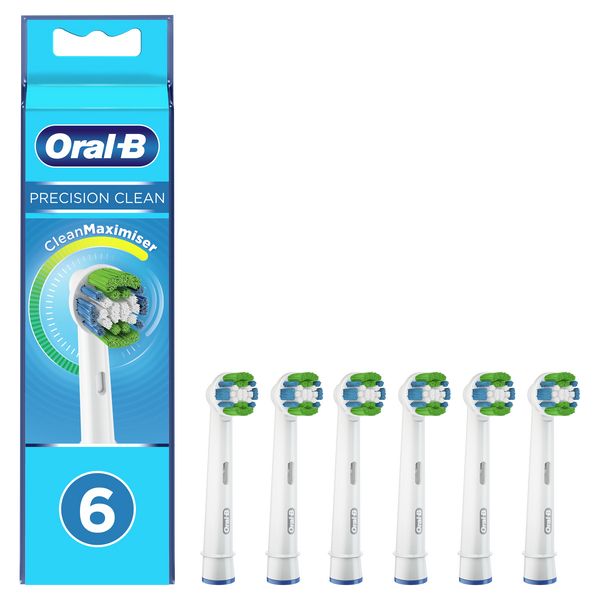 Насадки сменные Oral-B/Орал-Би для электрической зубной щетки Precision CleanMaximiser EB20RB 6 шт.