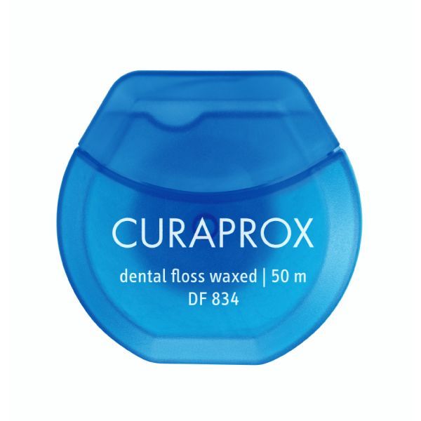 Нить CURAPROX (Курапрокс) межзубная вощеная с ароматом мяты 50 м.