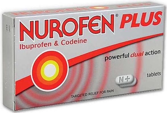 Нурофен Плюс табл. п.о. 200 мг + 12,8 мг №12
