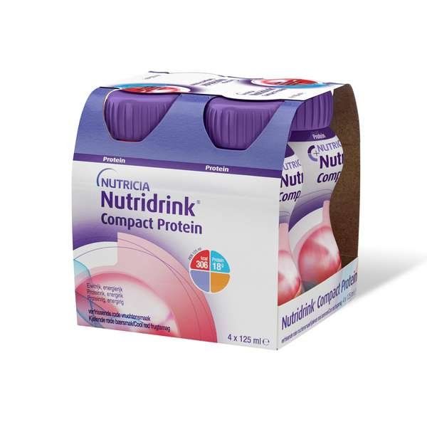 Нутридринк компакт протеин смесь высокобелковая, высококалорийная с охлаждающим фруктово-ягодным вкусом бут. 125мл №4