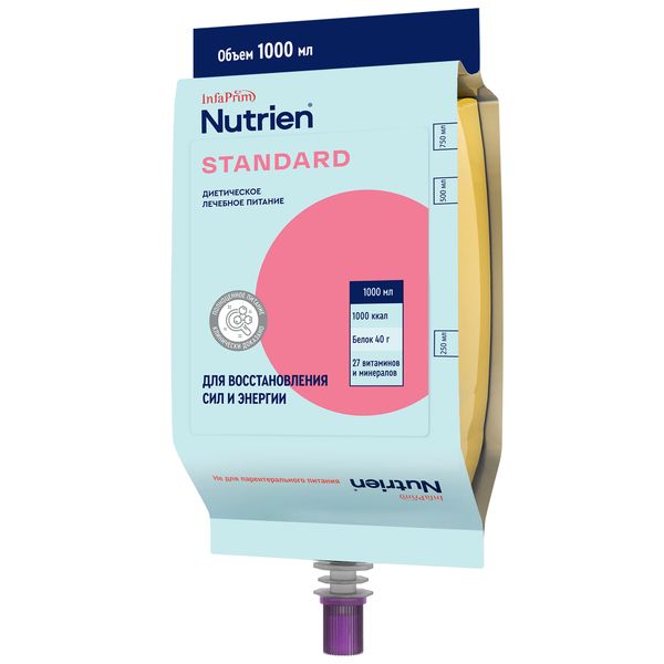 Нутриэн стандарт стерилизованный для диетич.и лечебного питания с нейтральным вкусом пак. 1000мл