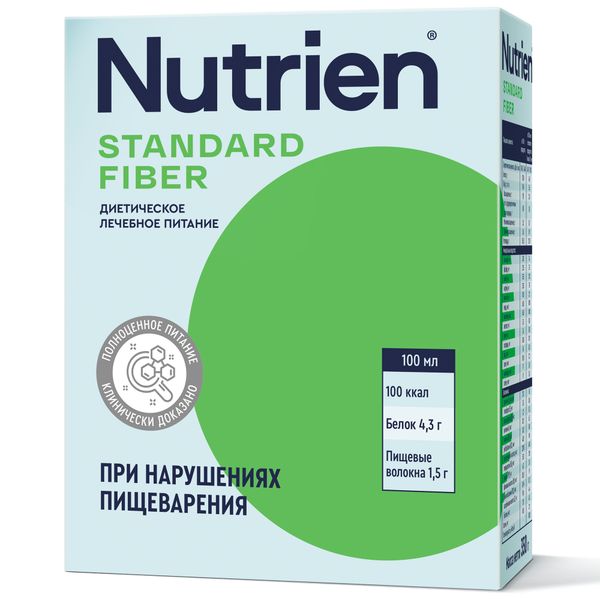Нутриэн стандарт сухой для диетического (лечебного) питания с пищевыми волокнами с нейтральным вкусом пак. 350г