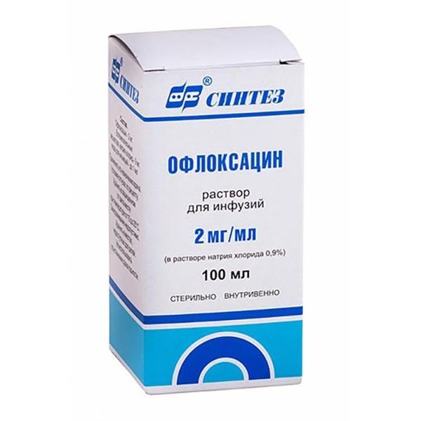 Офлоксацин р-р д/инф. 0,2% 100мл n1