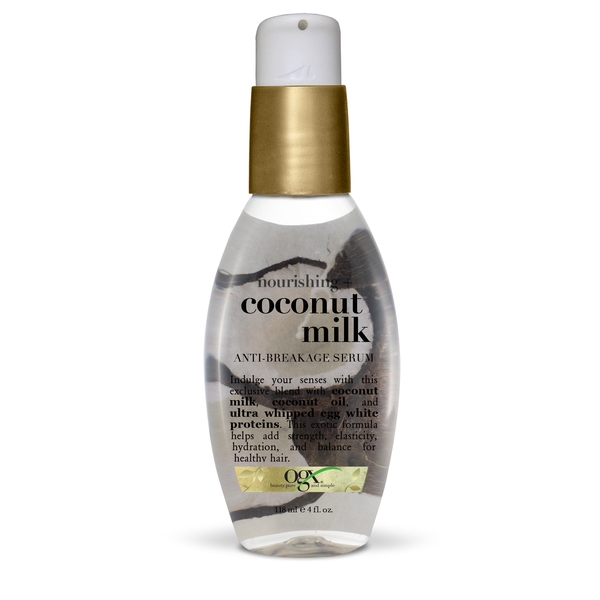 Ogx сыворотка питательная против ломкости волос с кокосовым молоком фл. 118мл