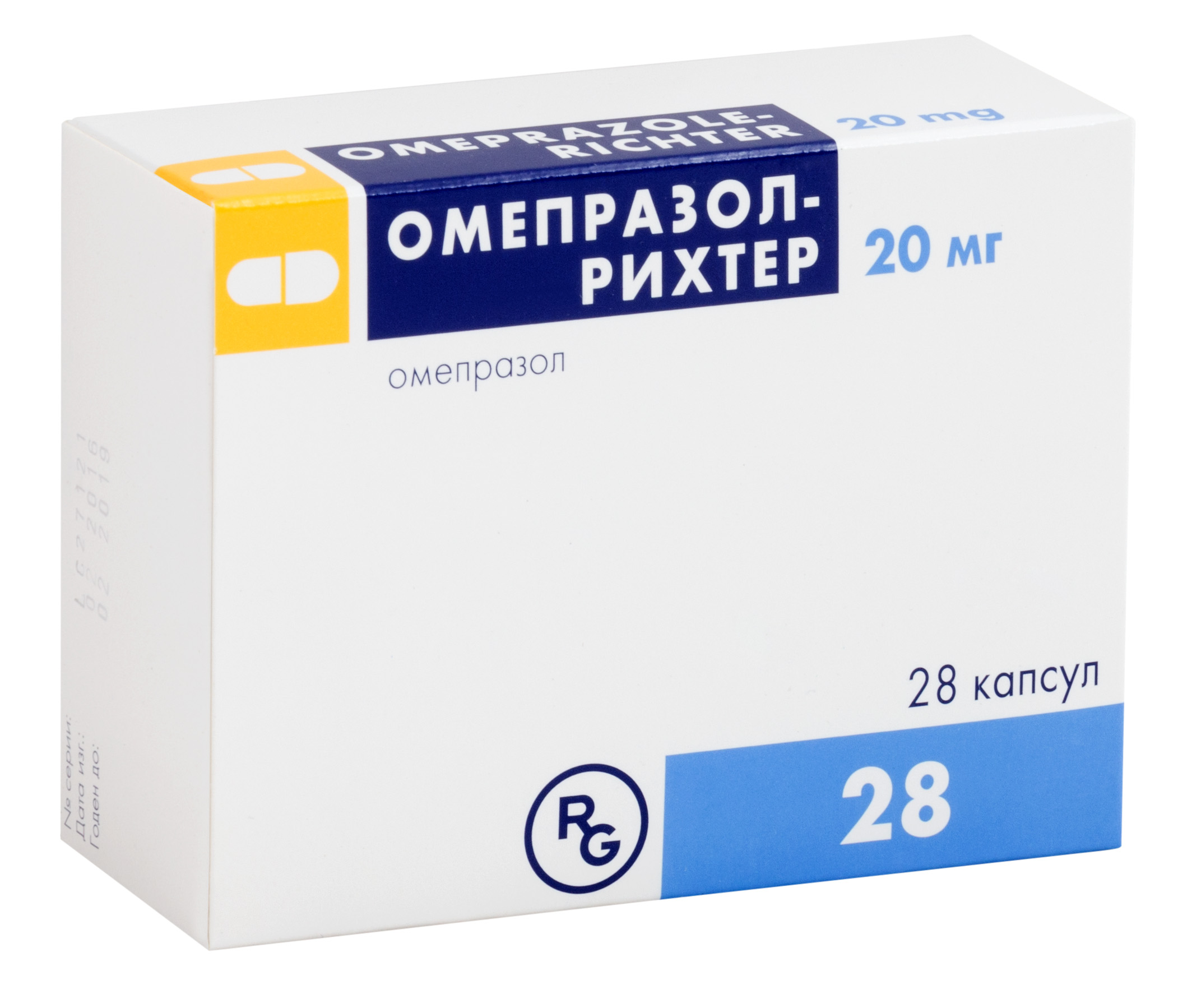Омепразол-Рихтер капс. 20 мг №28