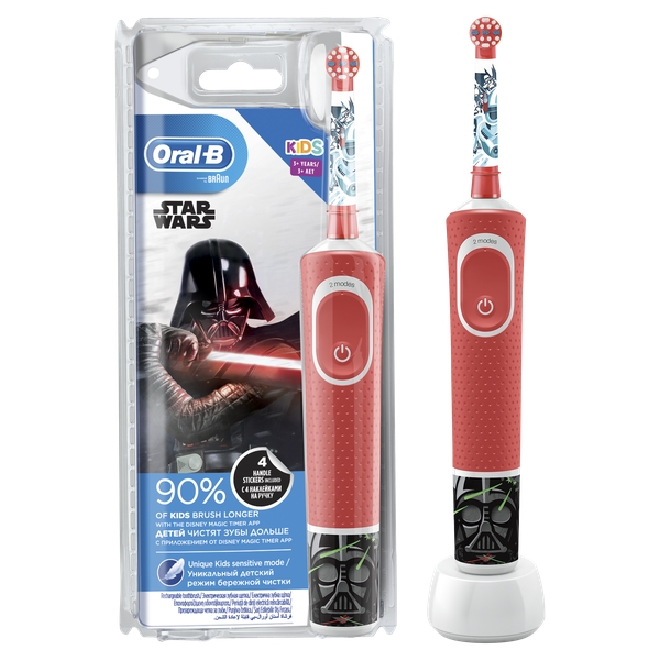 Орал-би щетка зубная электрическая для детей с 3 лет star wars тип 3709 с зарядным устройством тип 3757