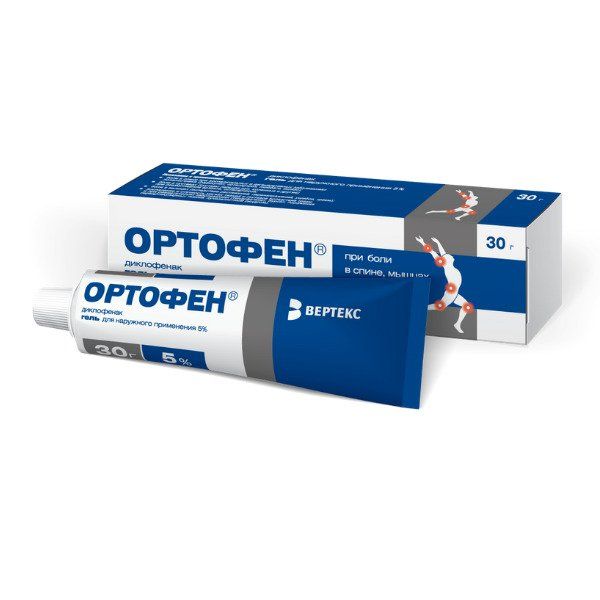 Ортофен гель д/нар. прим. 5% туба 30г