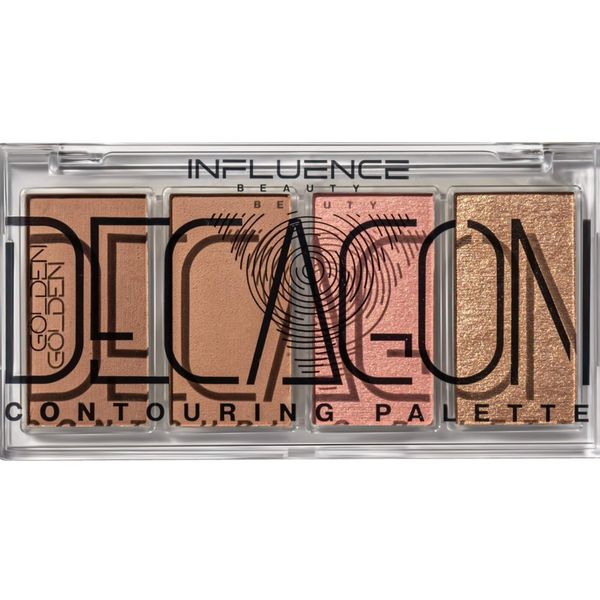 Палетка контуринга Golden decagon Influence Beauty 10г тон 01