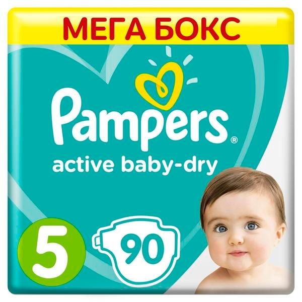 Pampers (Памперс) New Baby Dry Подгузники детские одноразовые 11-16кг 90 шт.