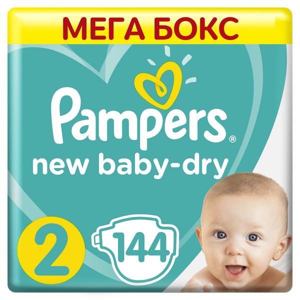 Pampers (Памперс) New Baby Dry Подгузники детские одноразовые 4-8кг 144 шт.