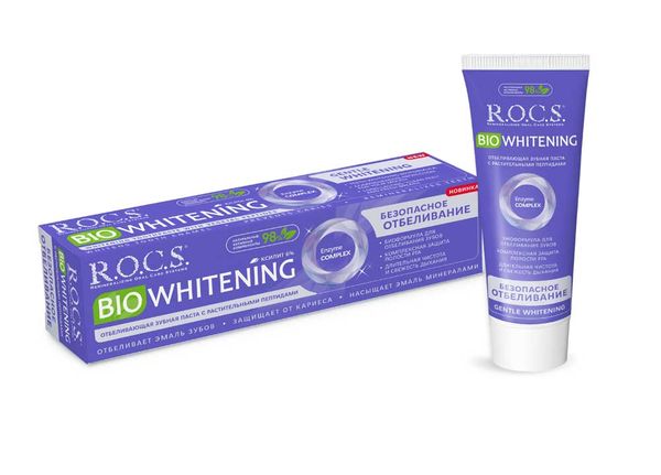 Паста R.O.C.S. (Рокс) зубная Biowhitening Безопасное отбеливание 94 г