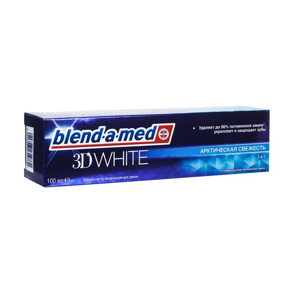 Паста зубная арктическая свежесть 3D White Blend-a-med/Бленд-а-мед 100мл