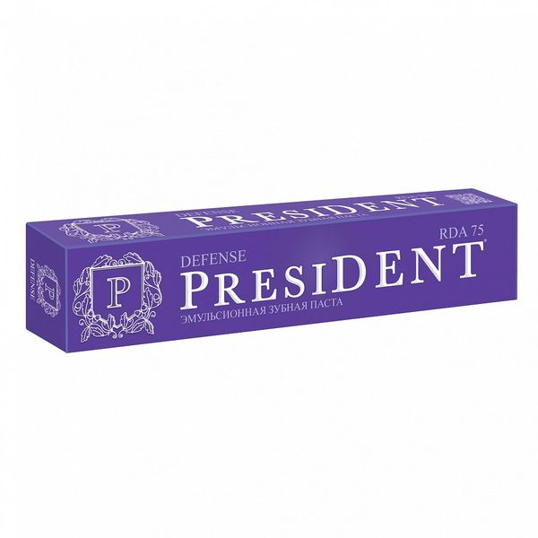 Паста зубная Дефенс от неприятного запаха President/Президент 50мл