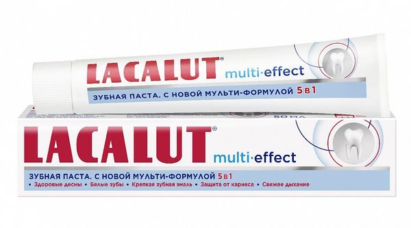 Паста зубная Мульти-Эффект Lacalut/Лакалют 50мл