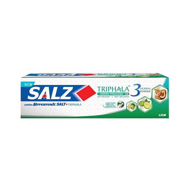 Паста зубная с гипертонической солью и трифалой LION Salz Herbal 90г