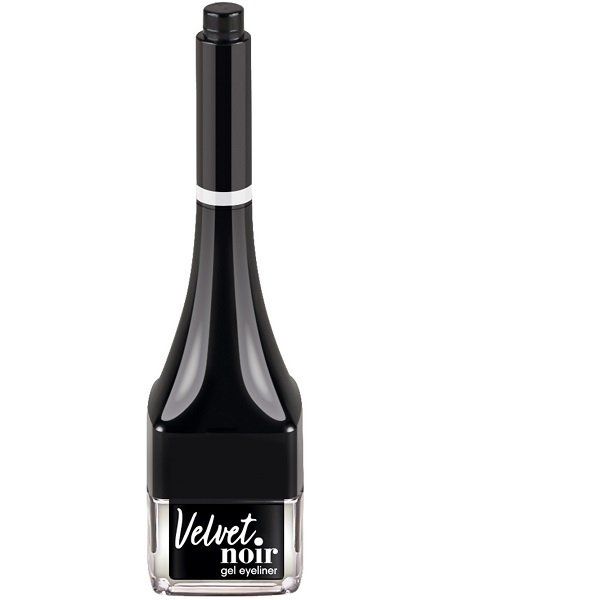 Подводка гелевая для глаз с кисточкой Eyeliner gel Velvet Noir тон 01 Vivienne Sabo