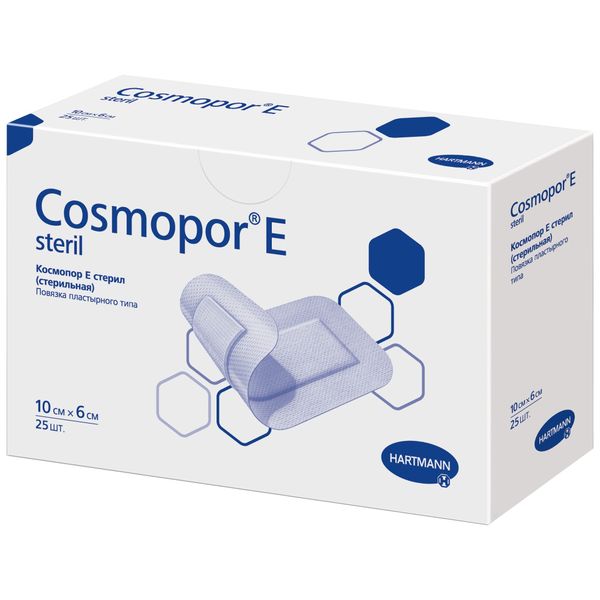 Повязка космопор е/cosmopor e steril 10 х 6 см n25 (900871)