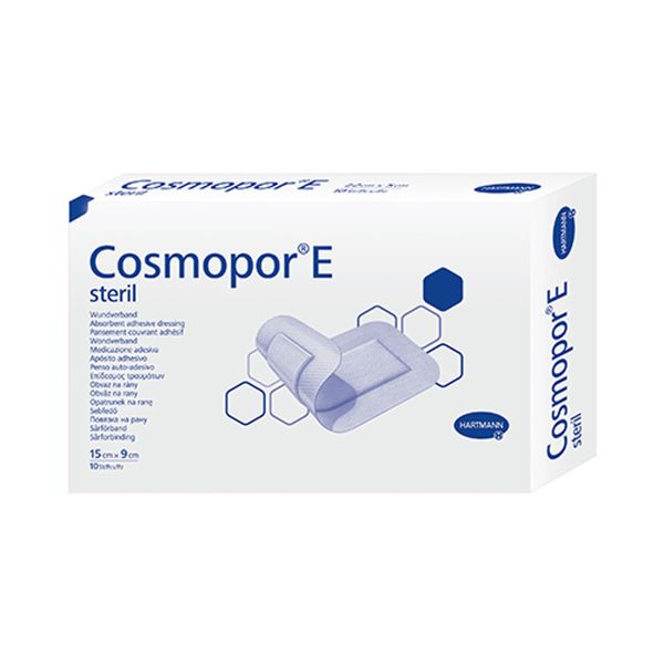 Повязка стерильная пластырного типа Cosmopor E/Космопор Е 15х9см 10шт