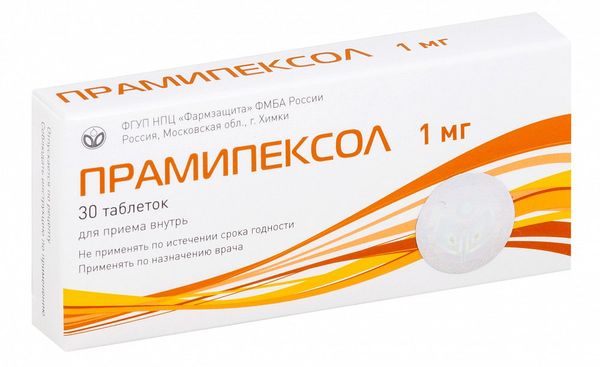 Прамипексол таб. 1 мг №30