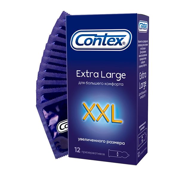 Презервативы контекс extra large xxl n12 увелич размер