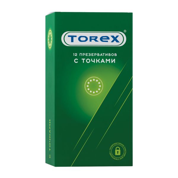 Презервативы с точками Torex/Торекс 12шт