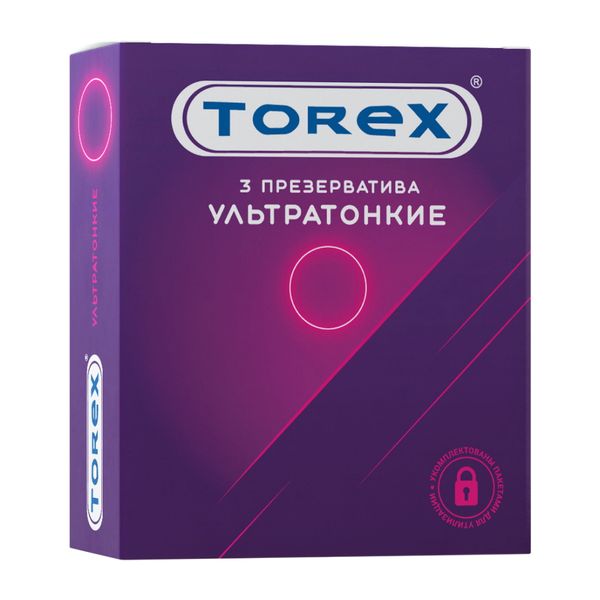 Презервативы ультратонкие Torex/Торекс 3шт