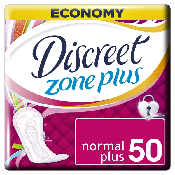 Прокладки Discreet (Дискрит) Plus ежедневные нормал плюс, 50 шт.