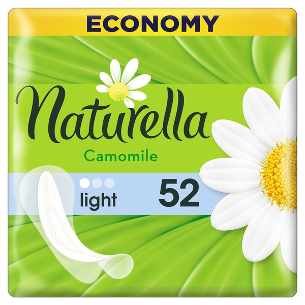 Прокладки Naturella (Натурелла) ежедневные женские Camomile лайт, 52 шт.