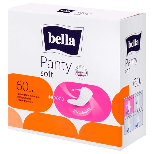 Прокладки женские гигиенические Bella Panty Soft 60 шт.