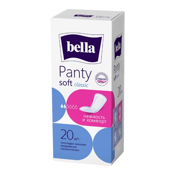 Прокладки женские гигиенические ежедневные Bella Panty Soft Classic 20 шт.