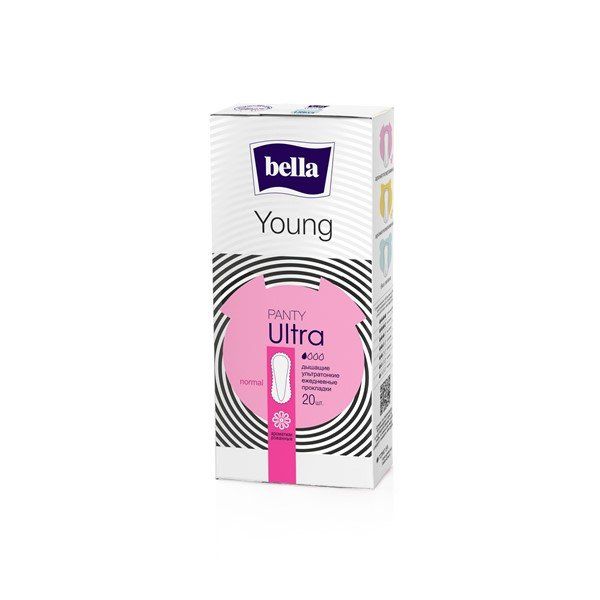 Прокладки женские гигиенические ультратонкие ежедневные Panty Ultra Young Relax Bella/Белла 20 шт