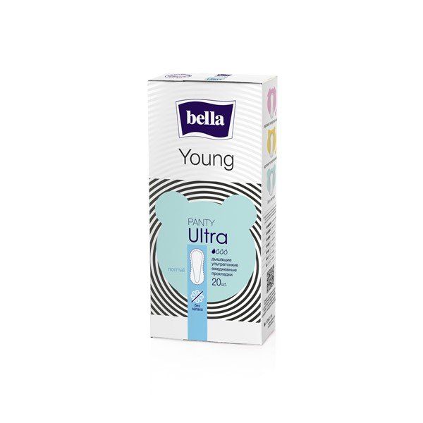 Прокладки женские ультратонкие ежедневные Panty Ultra Young Sensitive Bella/Белла 20 шт