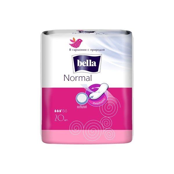 Прокладки женские впитывающие Normal Bella/Белла 20 шт