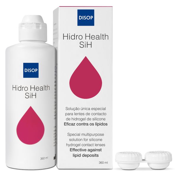 Раствор многофункциональный для ухода за мягкими контактными линзами Hidro Health SiH Disop 360мл