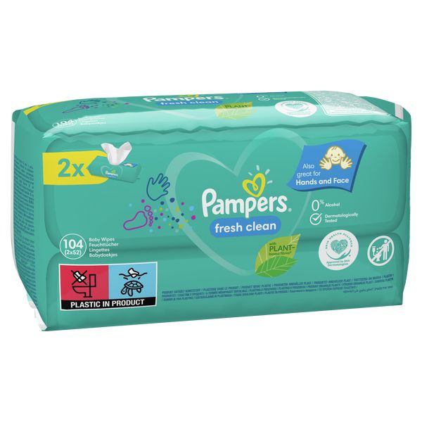 Салфетки Pampers (Памперс) Fresh Clean влажные детские 104 шт.