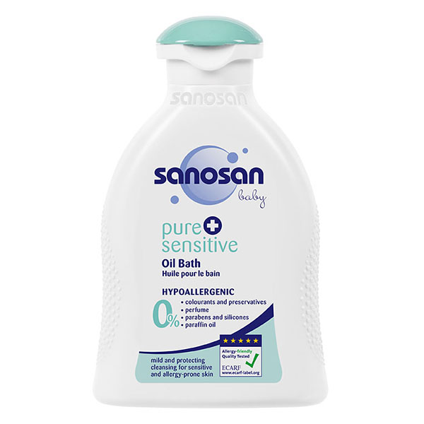 Саносан pure+sensitive масло детское для купания малыша 200мл (089445)
