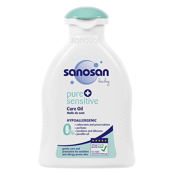 Саносан pure+sensitive масло детское для ухода за кожей малыша 200мл (089447)