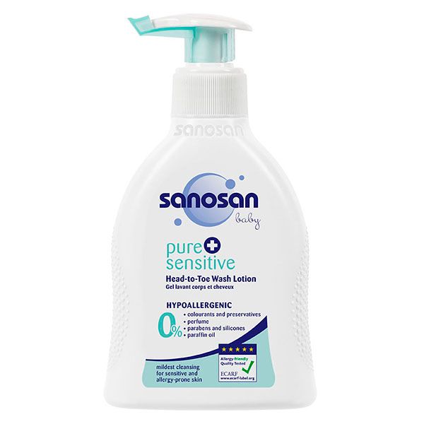 Саносан pure+sensitive средство для купания фл. 200мл (089456)