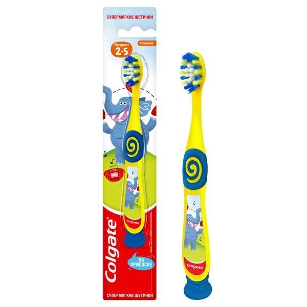 Щетка зубная для детей 2-5 лет супермягкая Colgate/Колгейт